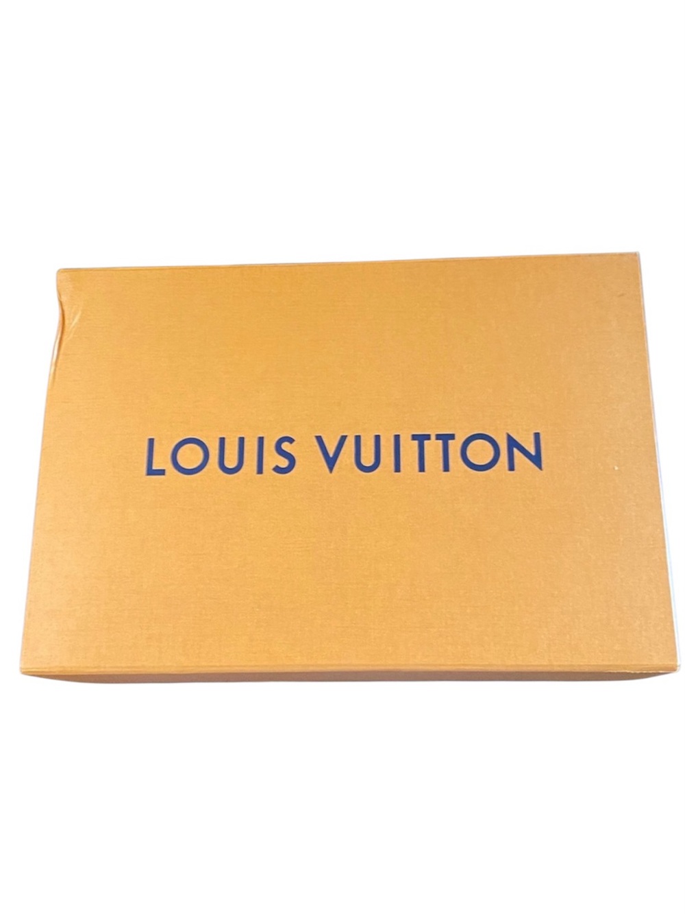 Louis Vuitton Slide Drawer Box Authentic LV Gift Storage Orange Blue As is